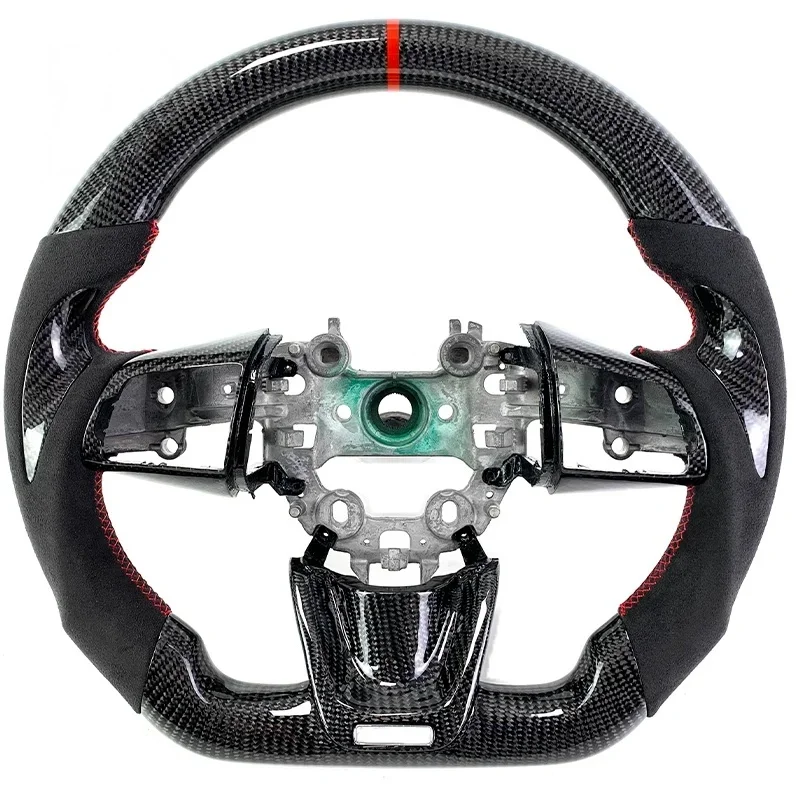 

Hot Car Interior Accessories Forged Carbon Fiber Steering Wheel LED Display Screen Suitable for Kia Stinger GT
