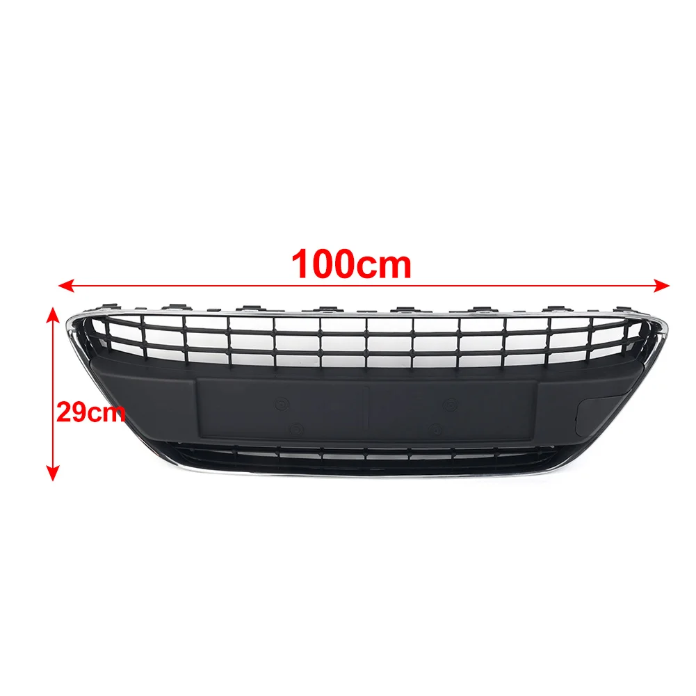 Car Front Bumper Lower Grill Center Mesh Grille For Ford Fiesta 2008 2009 2010 2011 2012 8A6117B968D