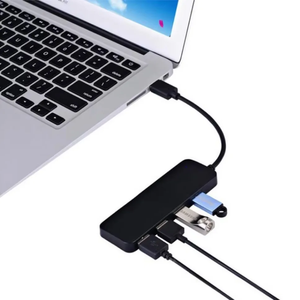 USB 3.0 Hub USB Hub 3.0 Multi USB Splitter Hub Adapter 4 Port Multiple Expander 3.0 USB Hub for PC Macbook Laptop Accessories