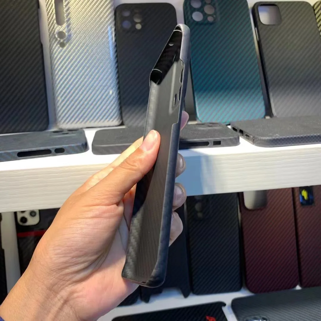 Custodia in vero carbonio per Meizu 18 pro custodia in fibra di carbonio Meizu 18 cover per telefono in fibra aramidica custodia business Anti-caduta ultrasottile