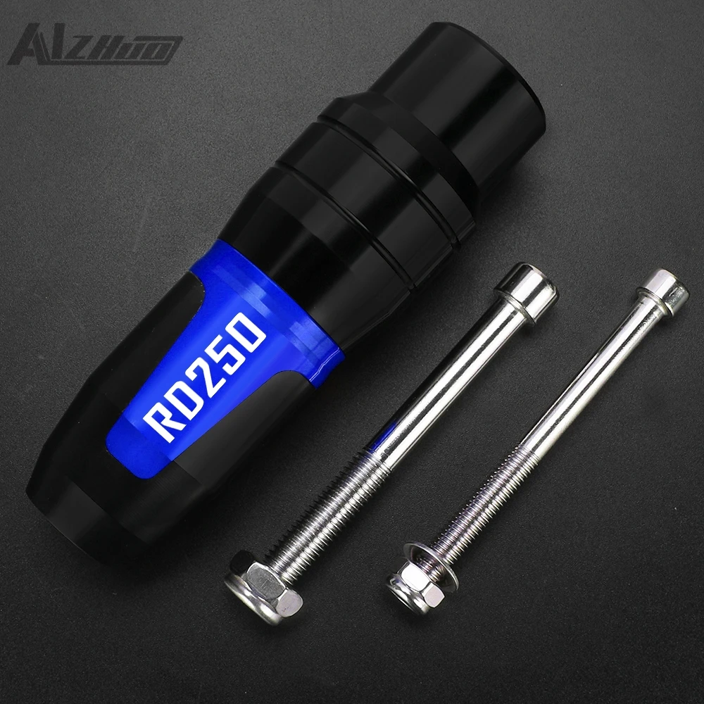 Motorcycle Accessories Exhaust Falling Protection Slider Crash Pad For Yamaha RD250 RD 250 1981 1980 1979 1978 1976 1975 1974