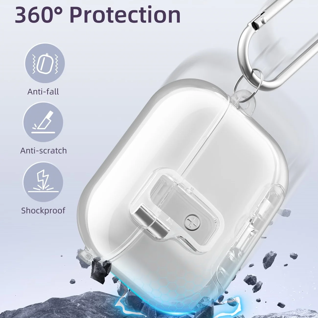 for Airpods Pro 3 Clear Case with Cleaner Kit Soft TPU Protective Cover Shockproof Case For Airpods Pro 3 Generation Case(Clear) - Image 5