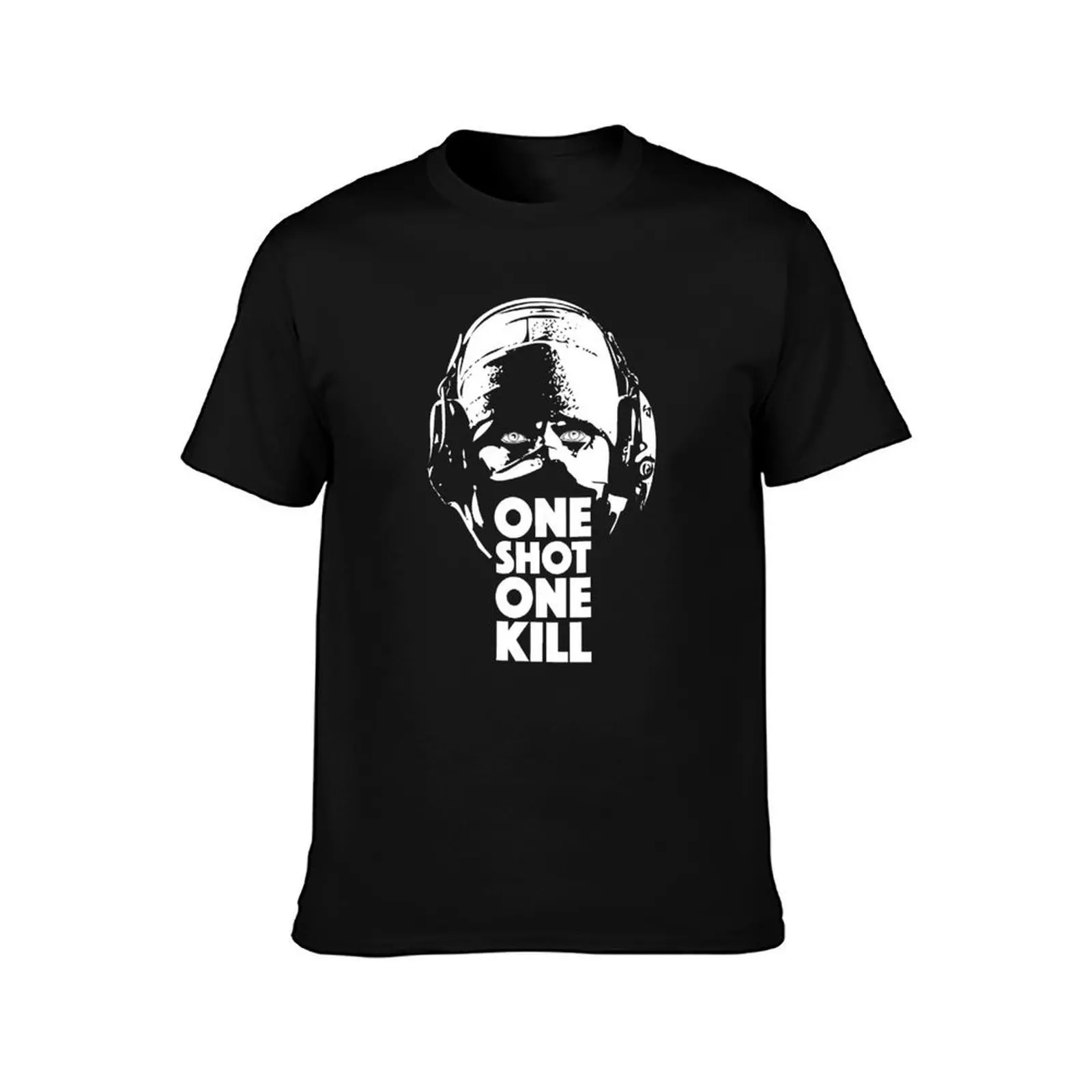 Glaz: One Shot One Kill T-Shirt anime tshirt man t shirt summer T-Shirt