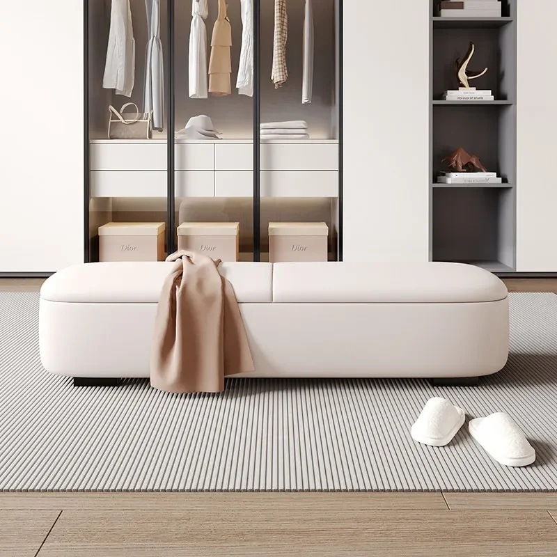 P1 Storage Foot Stool Dressers Nordic Designer Children Minimalist Accent Foot Stool Relaxing Lazy Muebles Home Furniture