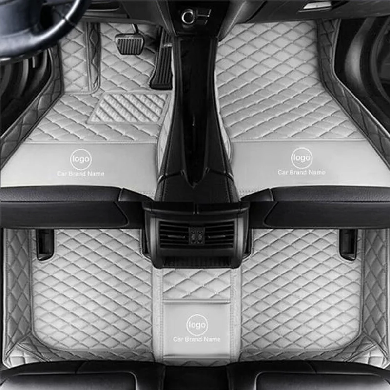 top ranking luxury leather 3d vehicle Floor Mats Car Mats car Carpet for audii a6 c7//volkswagene tiguan/VW CC/bmww/mercedess b