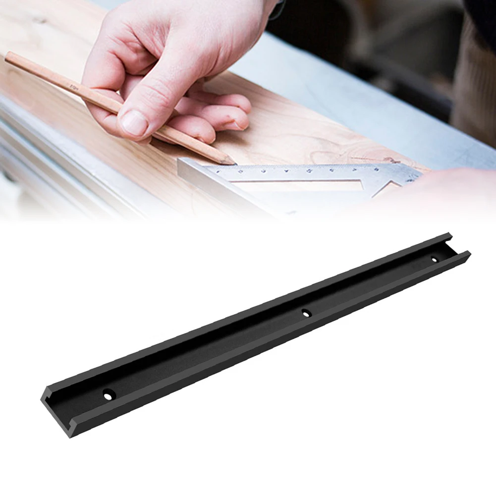 1 pz 300/400/500/600mm T-Track Slot Lavorazione Del Legno Mitra Track In Lega di Alluminio T-tracce Slot Per La Lavorazione Del Legno strumenti fai da te