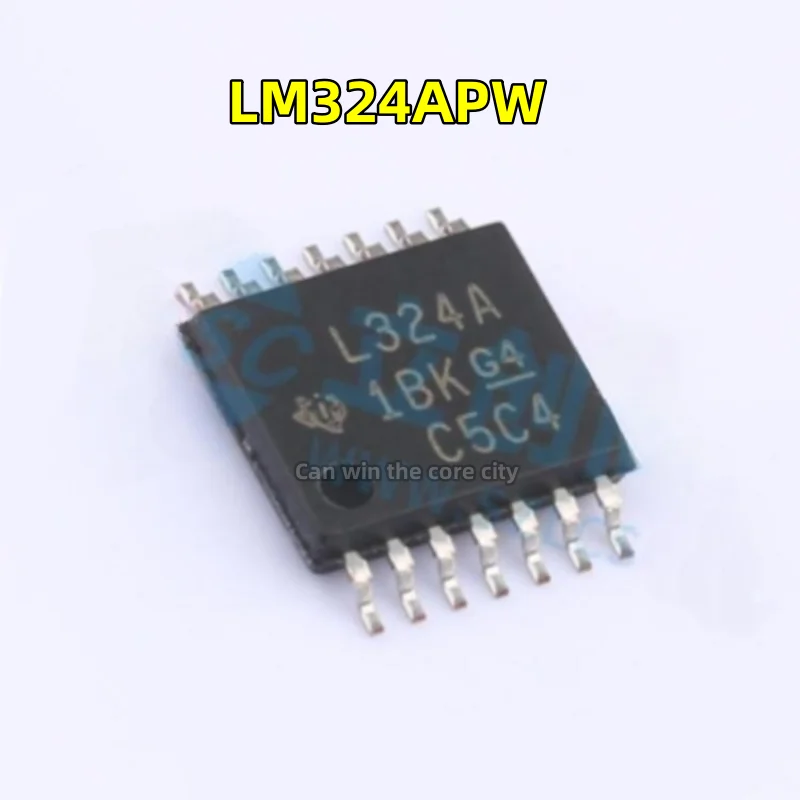 50 PCS / LOT new LM324APW screen printing L324A TSSOP14 4 road operational amplifier original LM324APWR