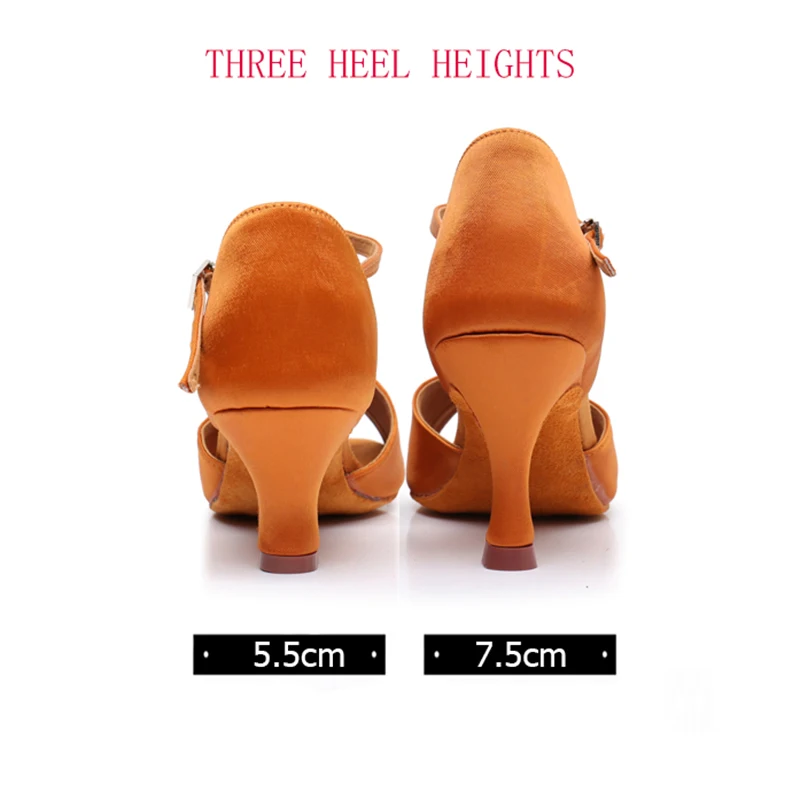 DIPLIP New Women Latin Dance Shoes Girls Salsa Ballroom Dancing Shoes Tango Waltz Rumba Practice Shoes Sandals High Heel