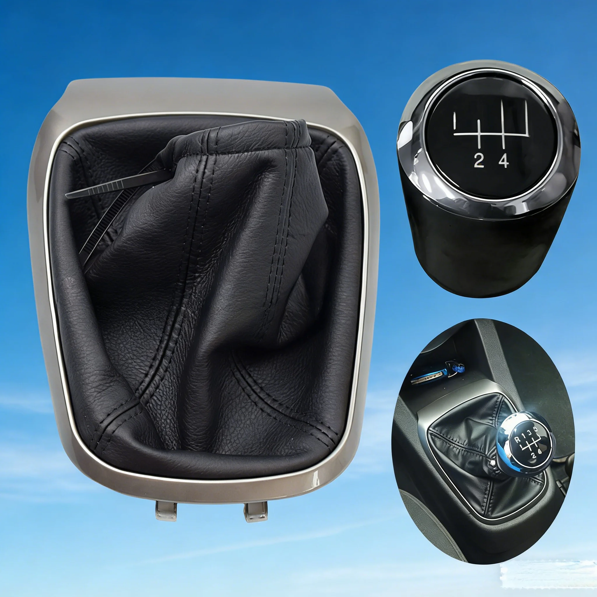 

Car Interior Improvement 17*16*6.5CM Gear Shift Knob Car Interior Accessory Dustproof Design For Aveo OEM Compatible