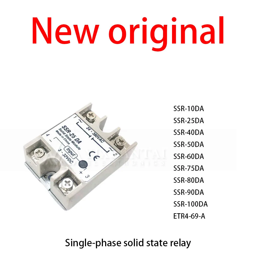 1 Pieza/Lote Nuevo original SSR-10DA SSR-25DA SSR-40DA SSR-50DA SSR-60DA SSR-75DA SSR-80DA SSR-90DA SSR-100DA ETR4-69-A Monofásico