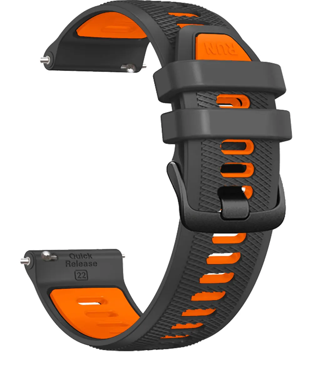22 mm Silikon-Smartwatch-Armband für Garmin Forerunner 265, Ersatzgürtel für Forerunner 255 Music Vivoactive 4 Venu 2 Armband – Detail 9