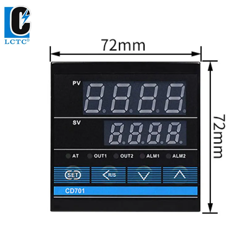 LCTC PID Temperature Controller Output SSR Relay PID Regulator TC/RTD Input Digital Thermometer RKC 72x72mm CD701