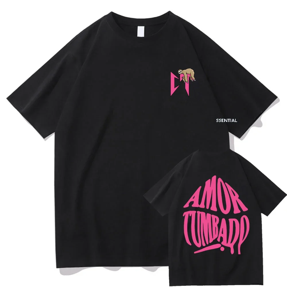 

Футболки Natanael Cano Corridos Tumbados Pink CT Sloth Мужская/Женская одежда Harajuku Эстетическая футболка Унисекс Уличная одежда Хлопковые топы