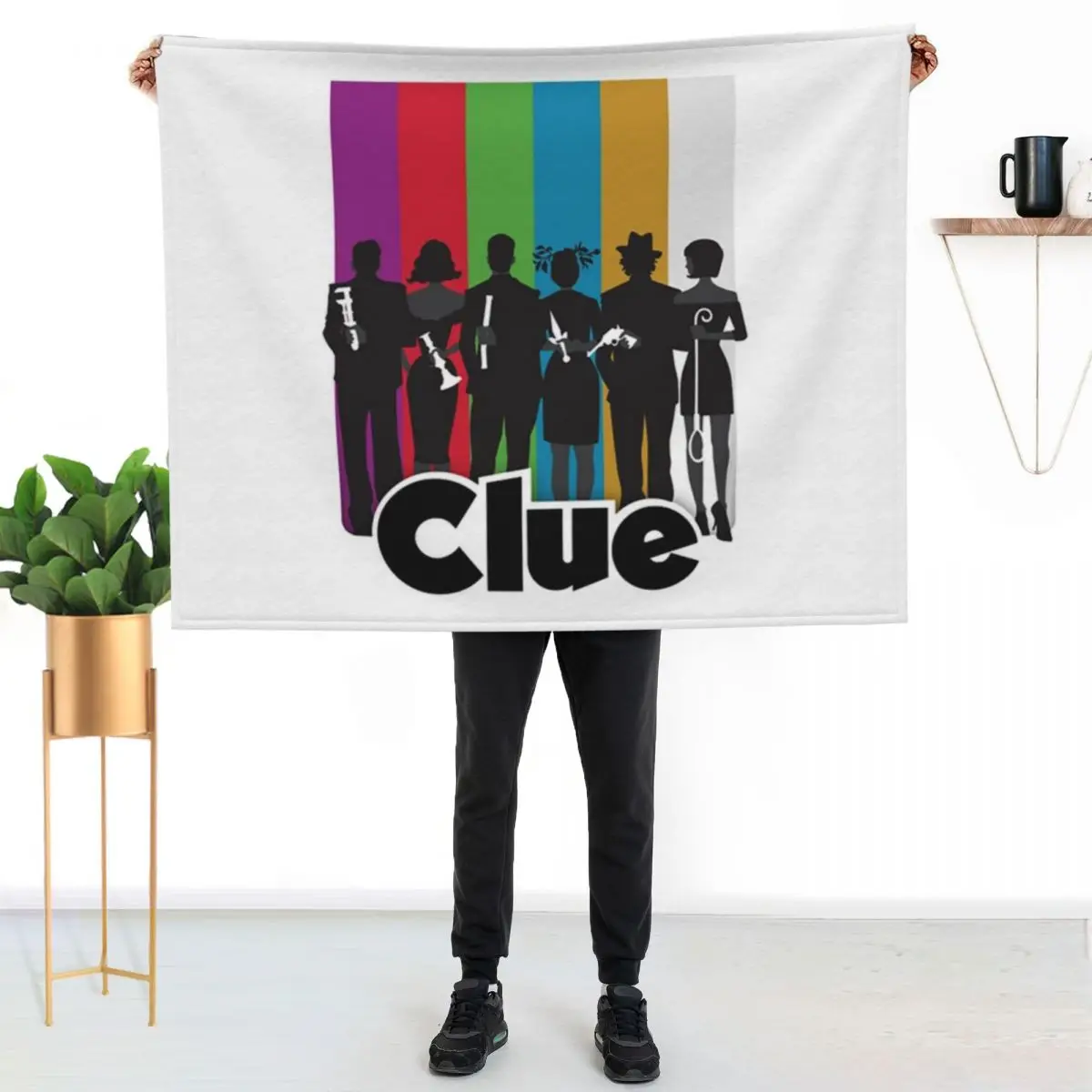 

clue film Throw Blanket Decorative Soft Throw Blanket for Couch Sofa