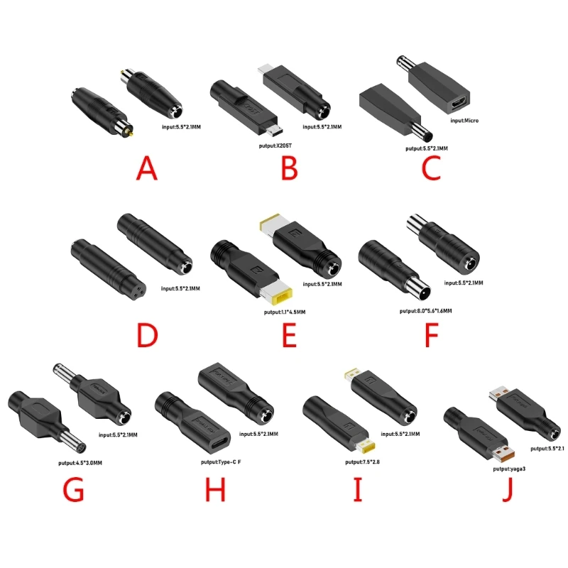 Durable 5.5mm .1mm DCs Charging Connector DCs Plug Connector Tips for Reliable Power 5.5mmx2.1mm Connector Dropshipping