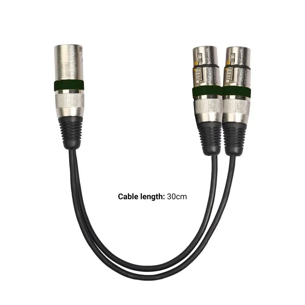 Cavo audio durevole Trasmissione bilanciata in lega di zinco Cavo audio XLR maschio a XLR femmina 2 in 1 di alta qualità