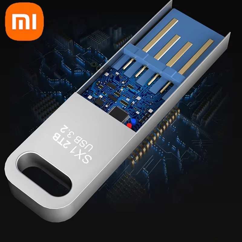 Xiaomi 2TB メタルフラッシュドライブ USB 3.2 超高速転送ミニ U ディスクペンドライブタイプ C メモリ防水ディスク SSD U ドライブ
