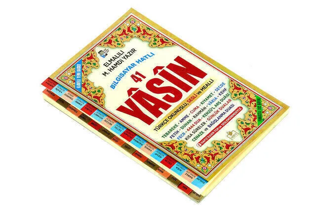 Yasini Sharif Book - Medium Size - 192 Pages - Fihristli - Merve Publishing House-Mawlid Gift