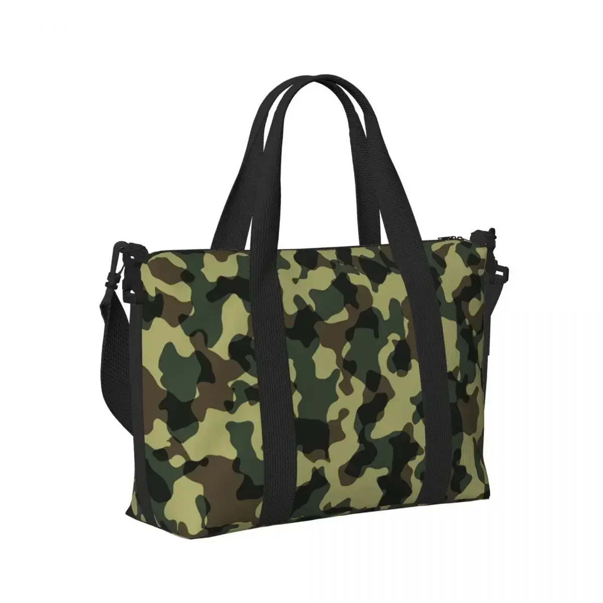 

Camouflage Military Camo Army Beach Travel Bag Large Capacity Tote Bags for Gym Sport Women Shopping Duffle Shoulder Bag