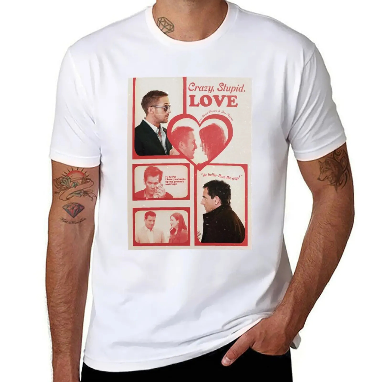 

crazy stupid love For Fans T-Shirt cotton t shirts man 100% man t shirts for men casual t shirts cotton 100% T-shirt