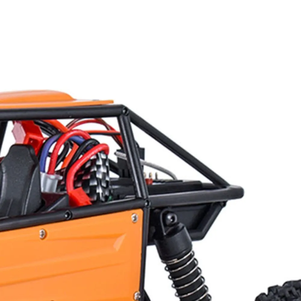 

US Sale Metal Plastic 1/18 RC Off Road Car 4*4 Radio Rock Crawler 370 Motor ESC Protection Steering Servo Battery Model Toys