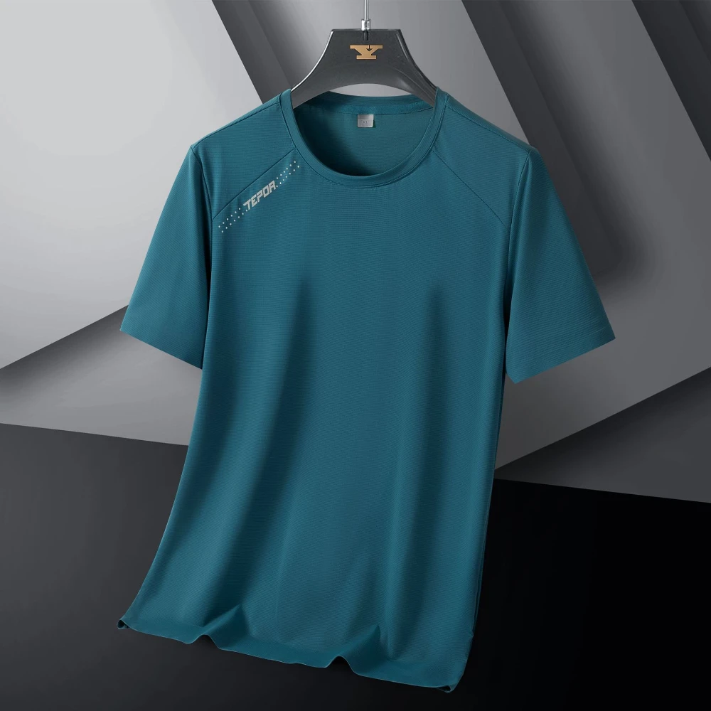 

Летние мужские футболки для бега 2026: легкие компрессионные майки из дышащей ткани для спортзала и активного отдыха, всепогодная износостойкость
