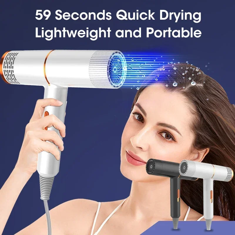 Professional Hair Dryer Infrared Negative Ionic Blow Dryer Hot Cold Wind Portable Salon Hair Styler Tool Hair Drier Blower