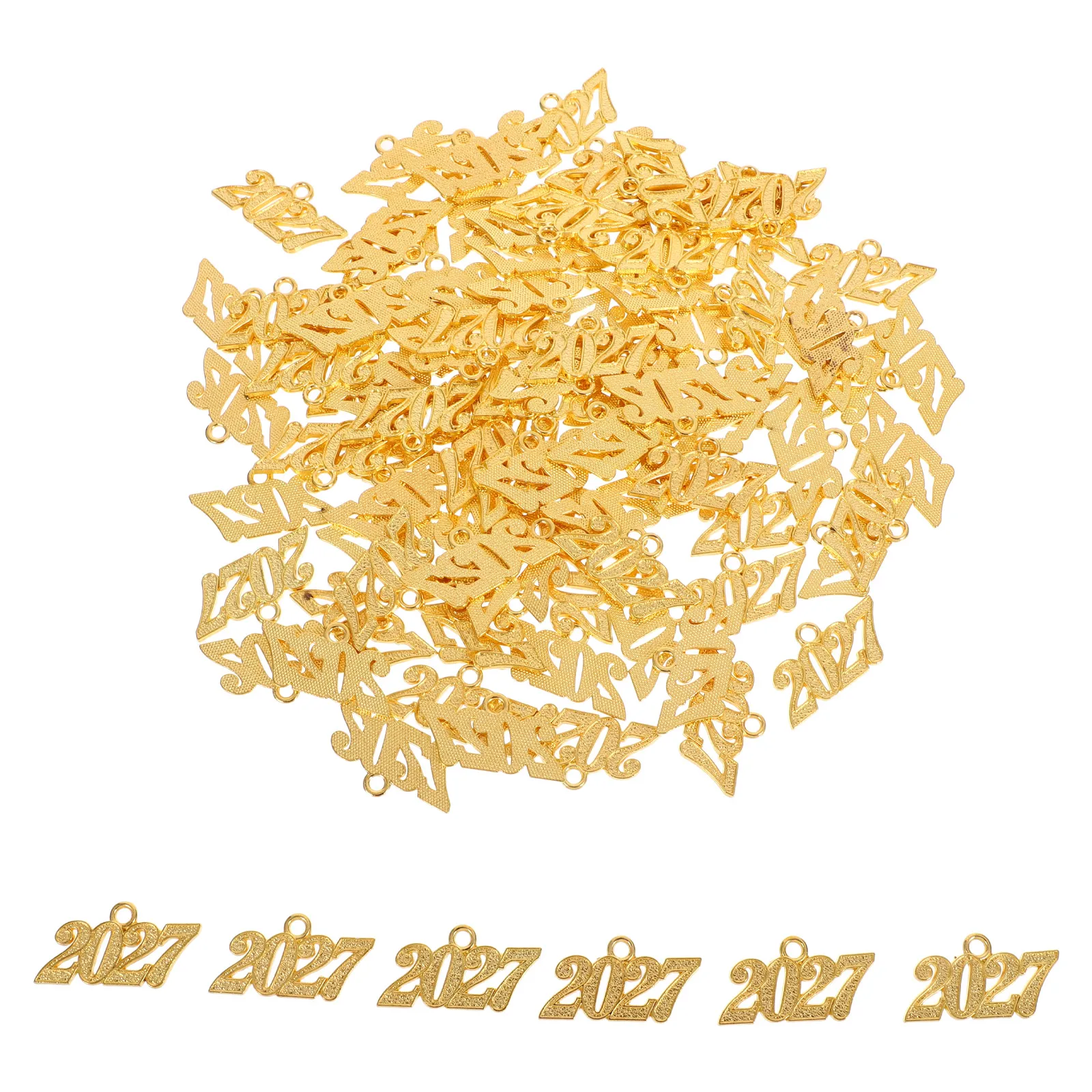 

100 Pcs Golden Tassel Pendant Jewelry Craft Supplies Charm Graduation Hat Cap Charms Alloy 2027 DIY Findings