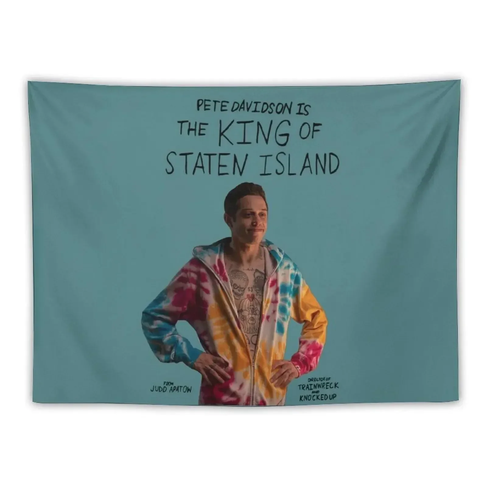 

Pete Davidson in the King of Staten Island Movie Poster Tapestry Aesthetic Room Decoration Korean Room Decor Tapestry