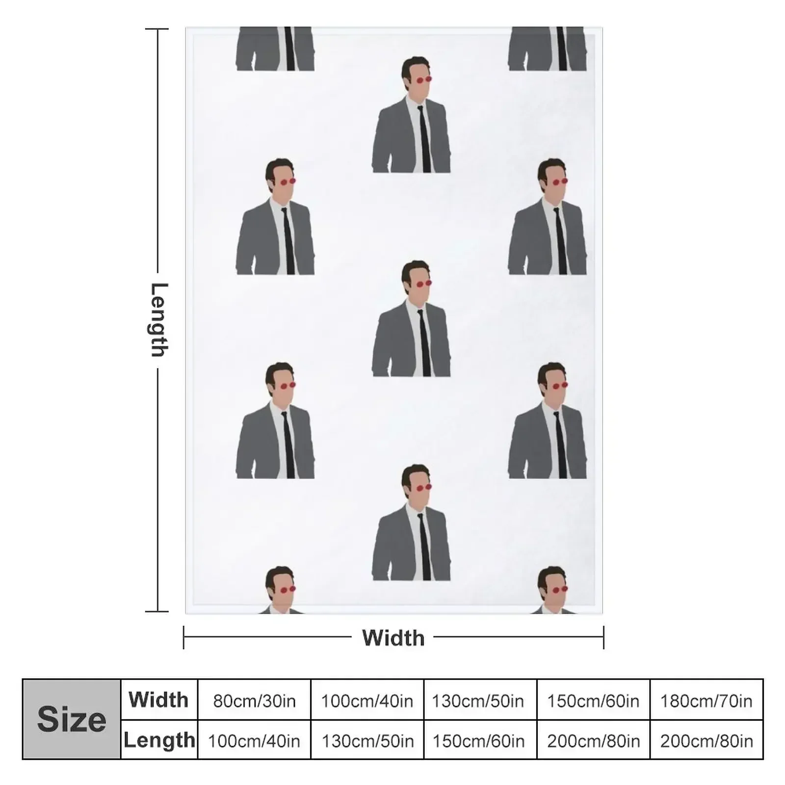 matt murdock Throw Blanket Soft Big Blankets For Bed blankets and throws Luxury Flannel Fabric Hairy Blankets
