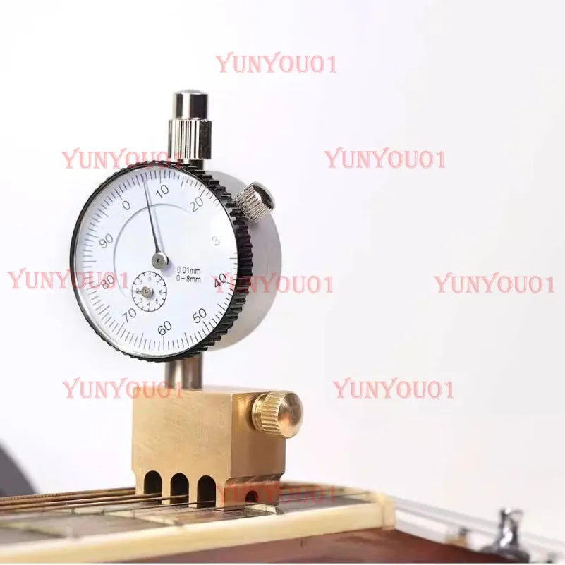 

Standard Folk Electric Guitar String Distance Ruler Height Measurement Dial Indicator Luthier Repair and Maintenance Tools