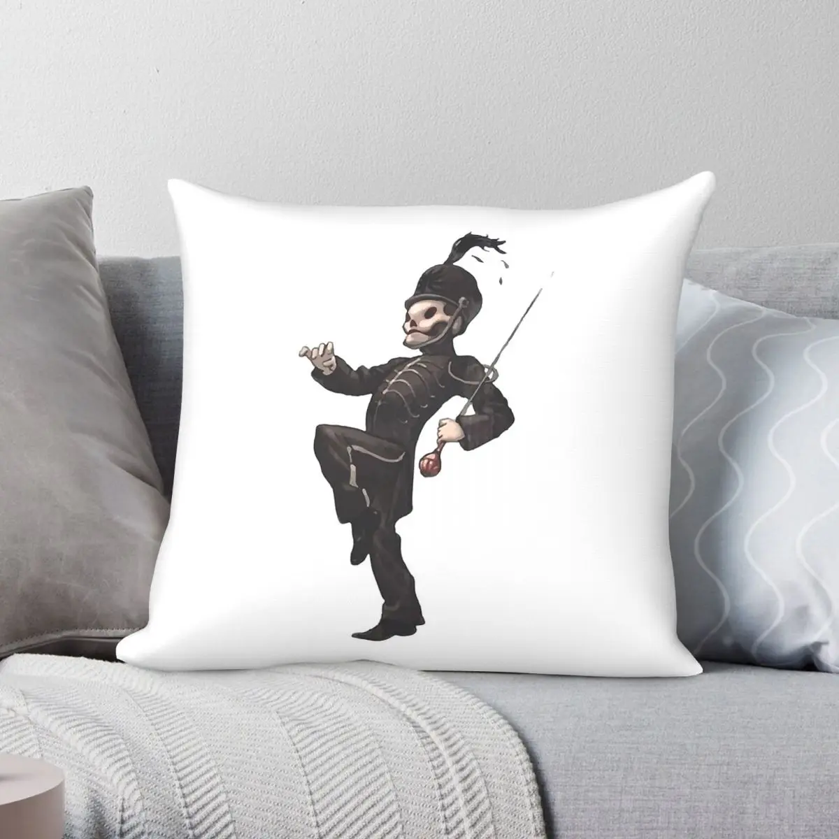 Marching Band Pillowcase Polyester Linen Velvet Printed Zip Decor Throw Pillow Case Room Cushion Cover 45x45