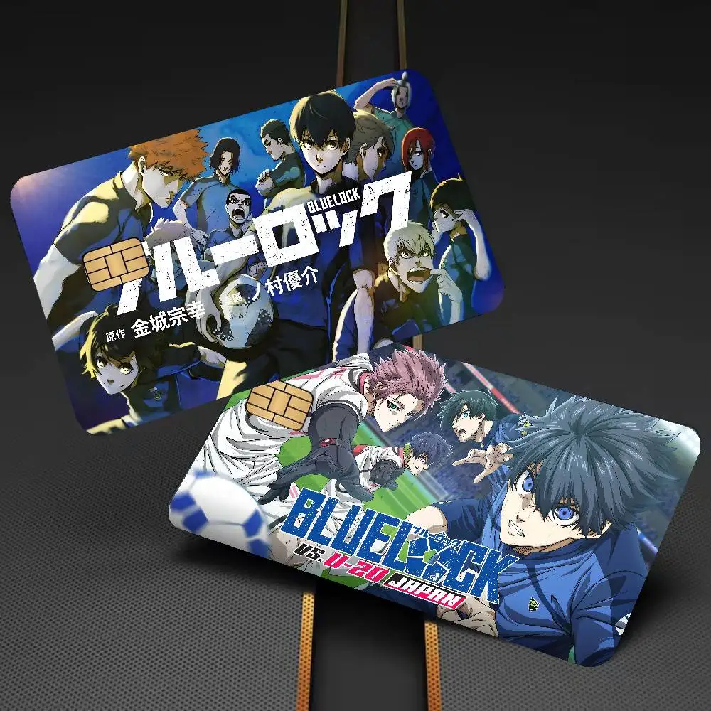 Hot Japanese Anime B-BLue L-Lock Anime Spend Or Save Funny Shell On Off Ultra Thin No Fade Sticker Skin For Debit Credit Card