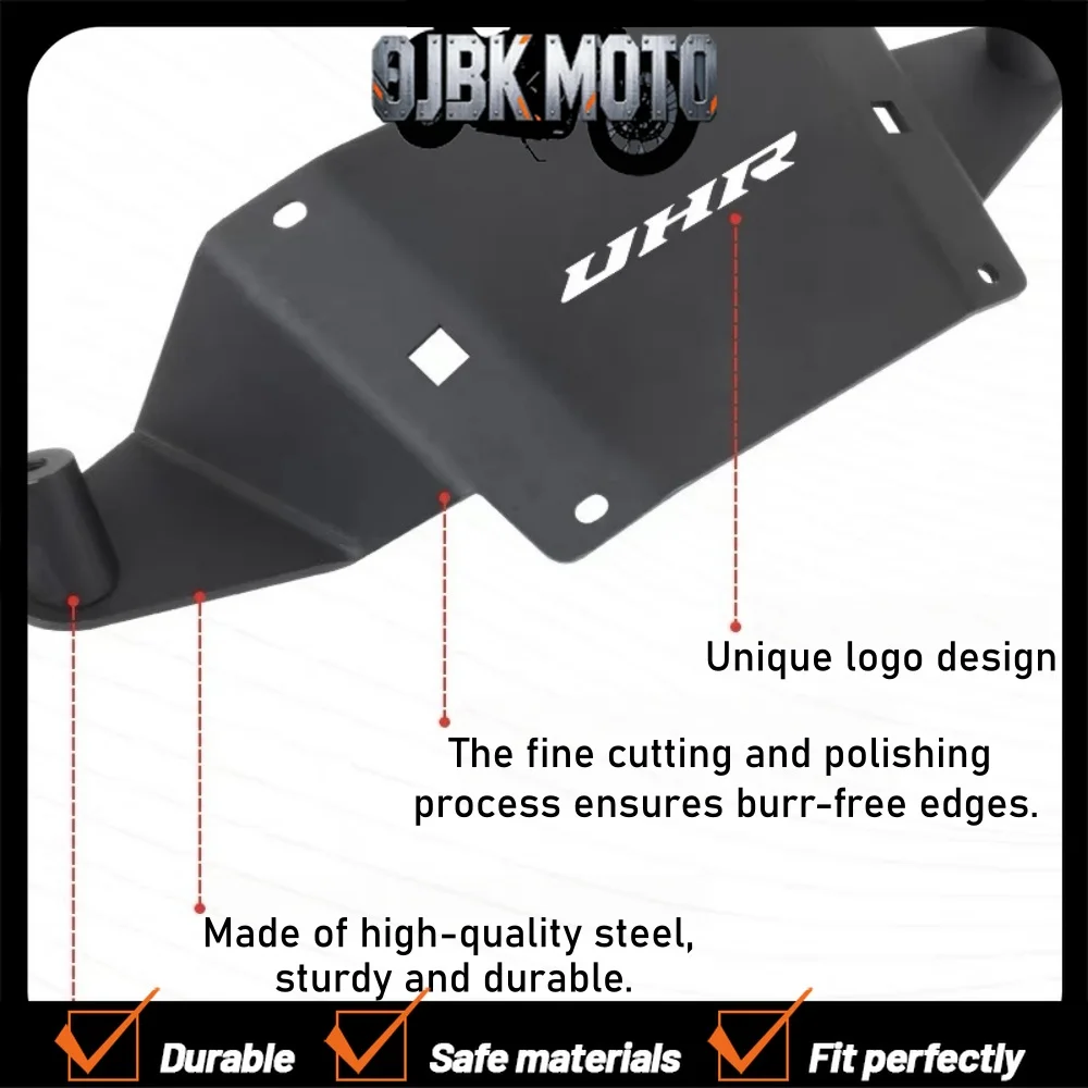 

【Perfect fit】This is a rearview mirror forward-moving bracket, front mount bracket, and auxiliary bracket for Haojue UHR150.