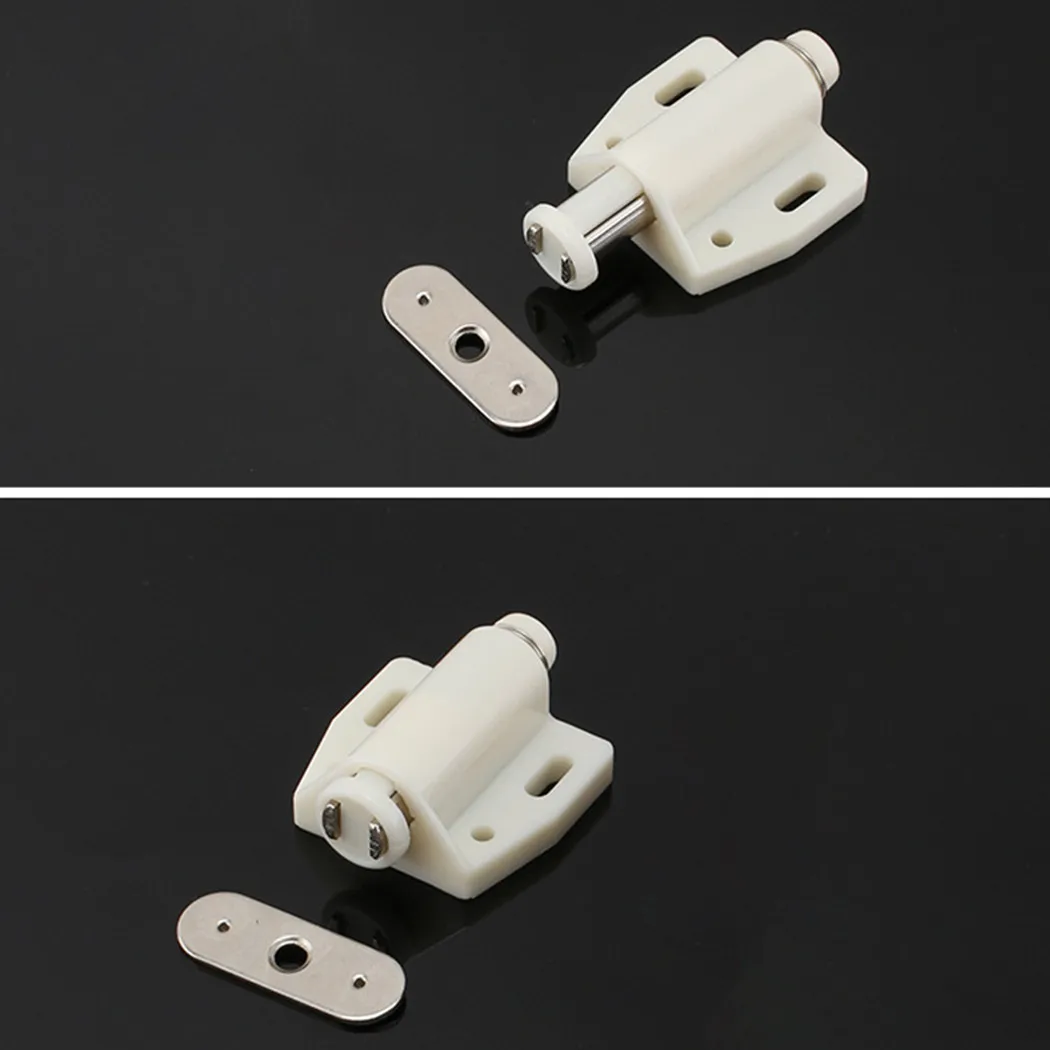4Pcs Single Magnetic Pressure Push To Open Touch Latch Cabinet Doors Rebound Single Touch Magnet For Home Hardware Accessories image 5