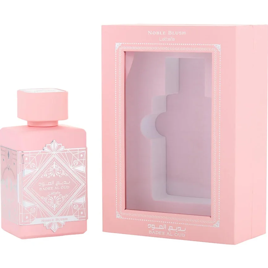 Lattafa Badee Al Oud Noble Blush Damen Eau De Parfum Spray 100 ml Gourmand Fragrance Notes Original langanhaltender Duft