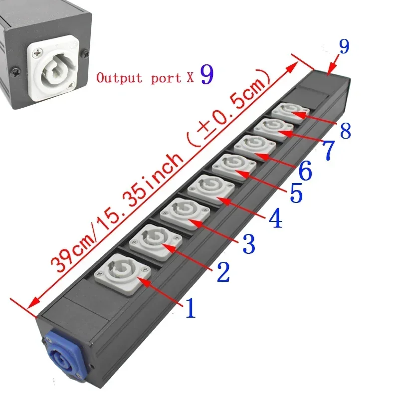 Chassis lichtconnector LED-voedingsconnector AC-koppeling adapter extender voedingsconnector NAC3MPA NAC3MPB luchtvaartaansluiting 1-13AC