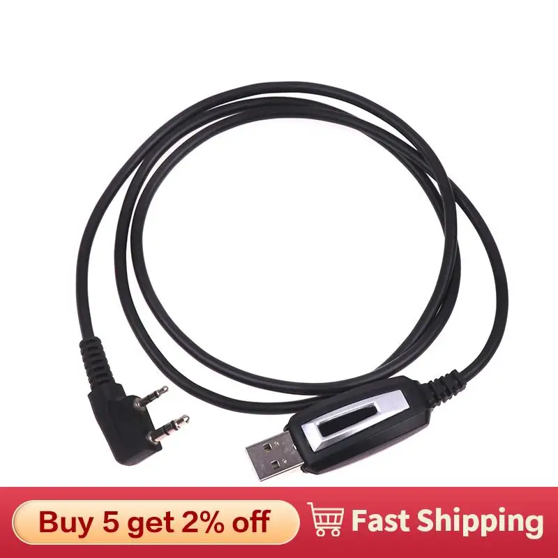 USB Programming Cable With Driver CD For UV-5RE UV-5R Pofung UV 5R Two Way Radio Walkie Talkie