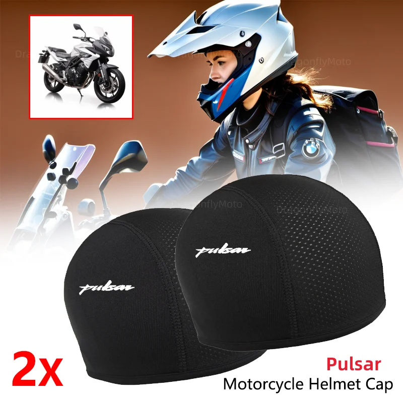 For Bajaj Pulsar 200 NS/200 RS/200 AS 200RS 200NS 200AS Motorcycle Balaclavas Helmet Inner Sweat Wicking Hat for Men Women Sport