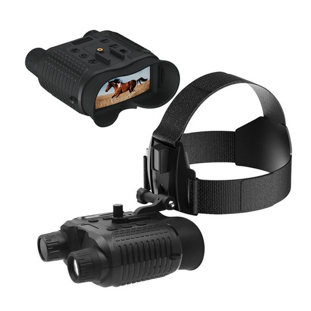 NV8160 NV8000 Binoculars Head Mounted Tactical Helmet Vision Goggles 8X Digital Zoom for Outdoor Hunting