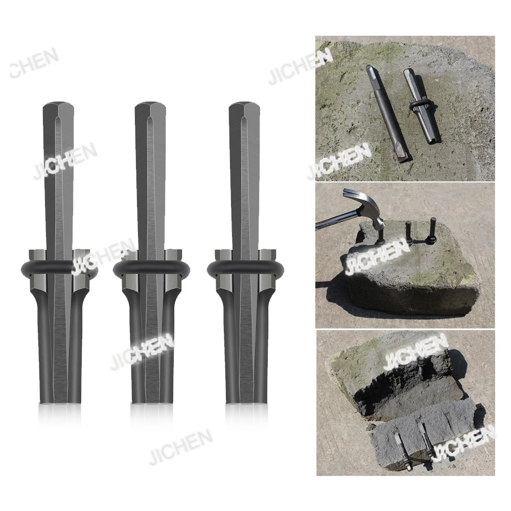 

QXJ JXC Neu Versandte Artikeler 5 шт. клиновой зажим для разбивания камня, инструменты для разбивания каменной кладки, горное железное долото