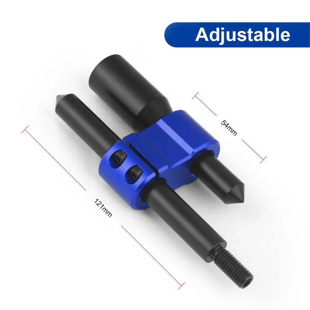 M10*1.5 Aluminum Car H Type Shift Knob Extension Adjustable Extender Gear Shifter With Three Adapters TT102604