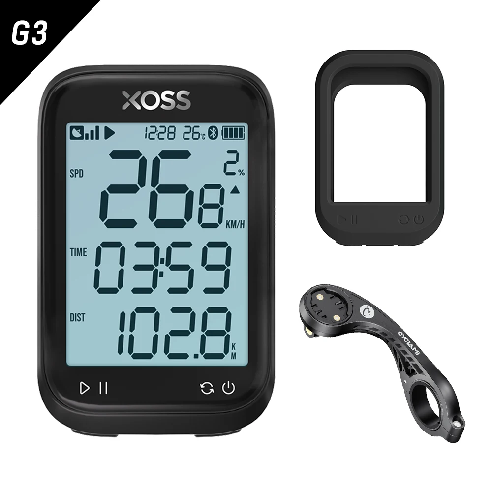XOSS G3 G3+ Plus G+ Gen3 GPS Bike Computer 2.8 inch Screen