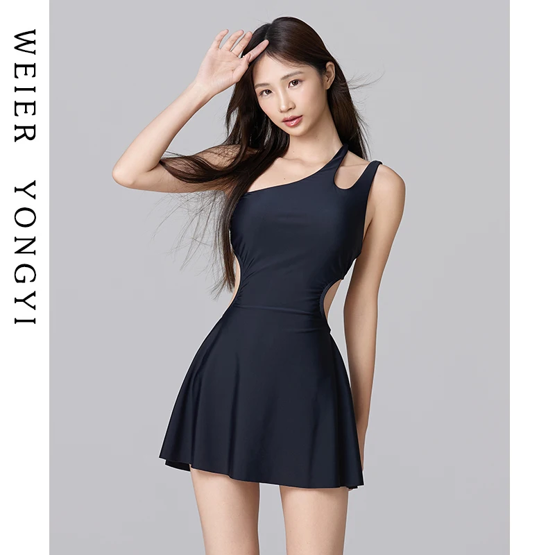 

Women's One-Piece Swimsuit 2025 New Faion Sexy Bal Thermal Vaion Sle Slimming Waist Casual Swimwear