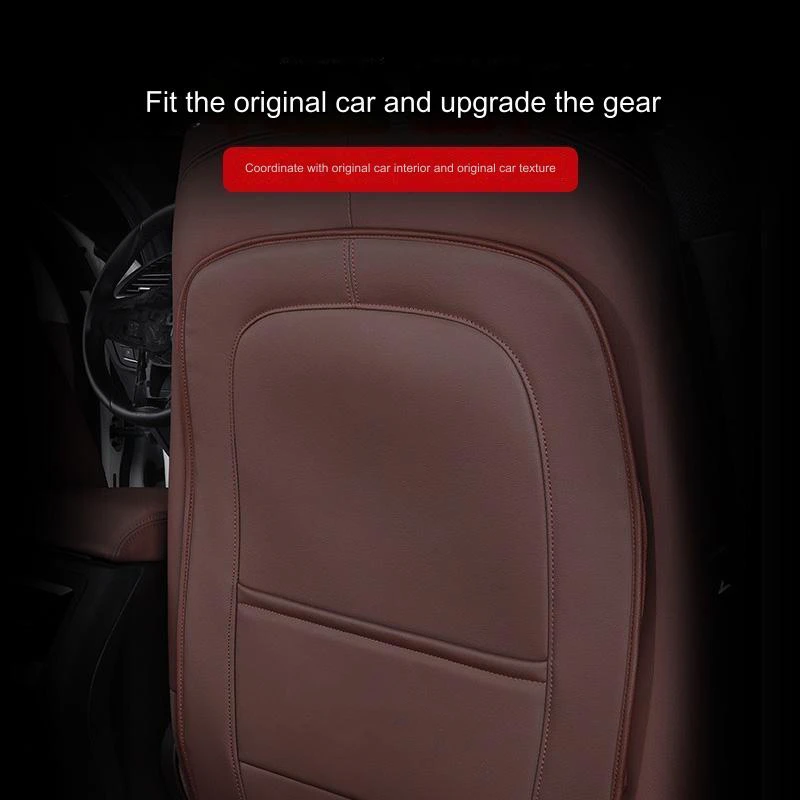 Car Seat Back Anti-kick Pad For BMW 3 5 Series F10 G20 X1 X2 X3 X4 iX3 M Power Performance Full Surround Leather Anti Dirty Mat