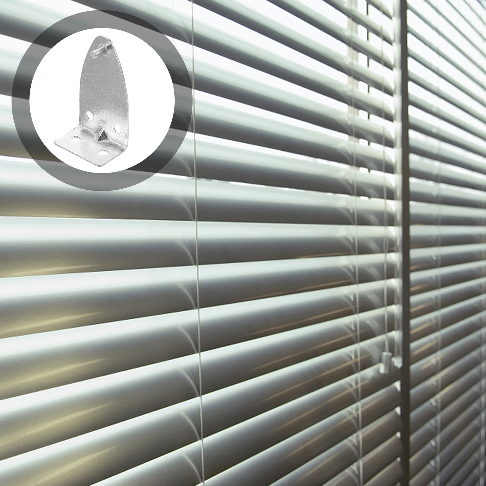 8 Pcs Venetian Blind Metal Positioning Hook Window Coverings Brackets Blinds Cord Holder up Set Rv Replacement Safety Rope Mini