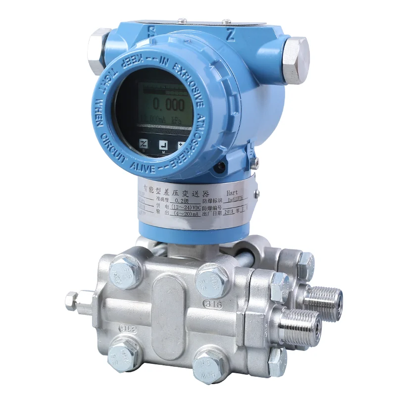 -100-100Kpa Differential Pressure Transmitter 4-20mA with Hart Pressure Level Sensor