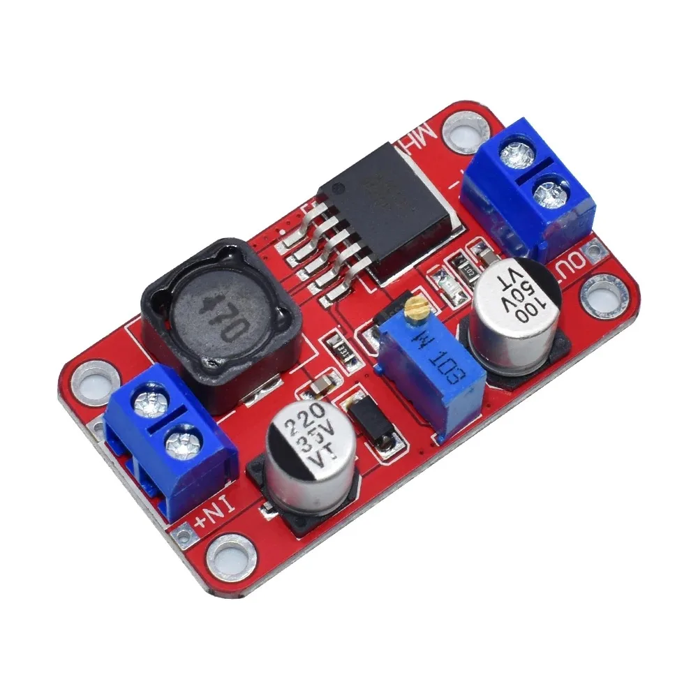 Módulo elevador de voltaje DC-DC XL6019, módulo de fuente de alimentación con salida ajustable, Super LM2577 XL6009, módulo elevador de voltaje con salida ajustable de 5V, 12V, 24V