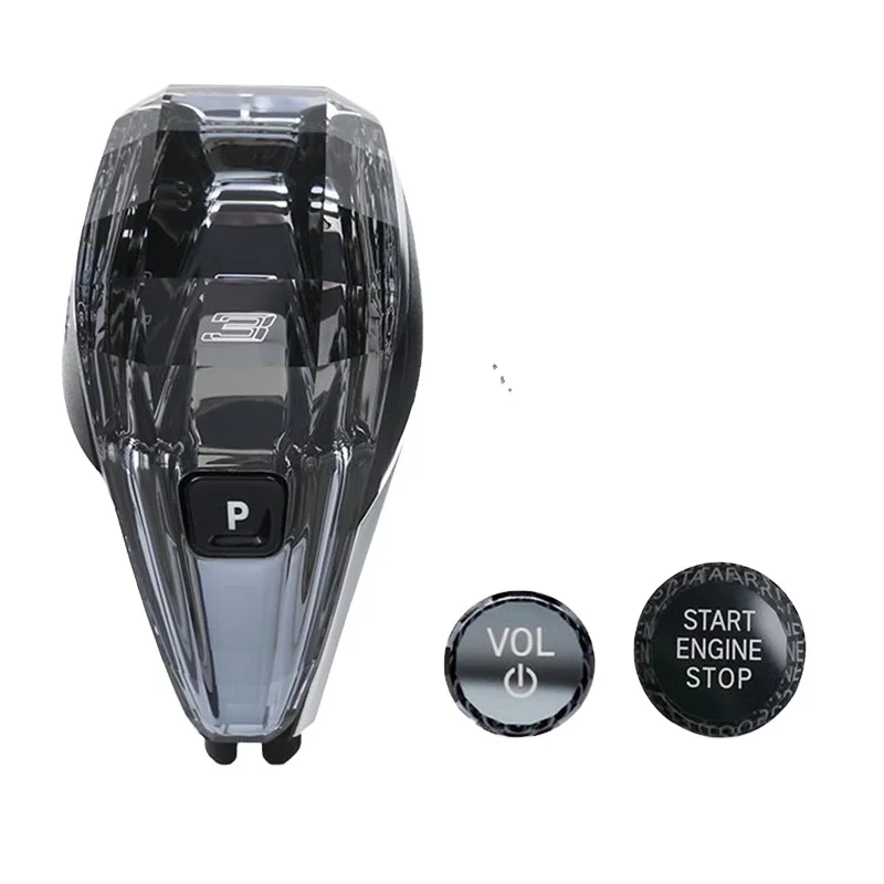 

New Led Crystal Gear Shift Knob for BMWS X3 X4 X5 X6 X7 3 8 4 Series Z4 Ix3 I4 Crystal Gear Shift Paddles Knob with Light