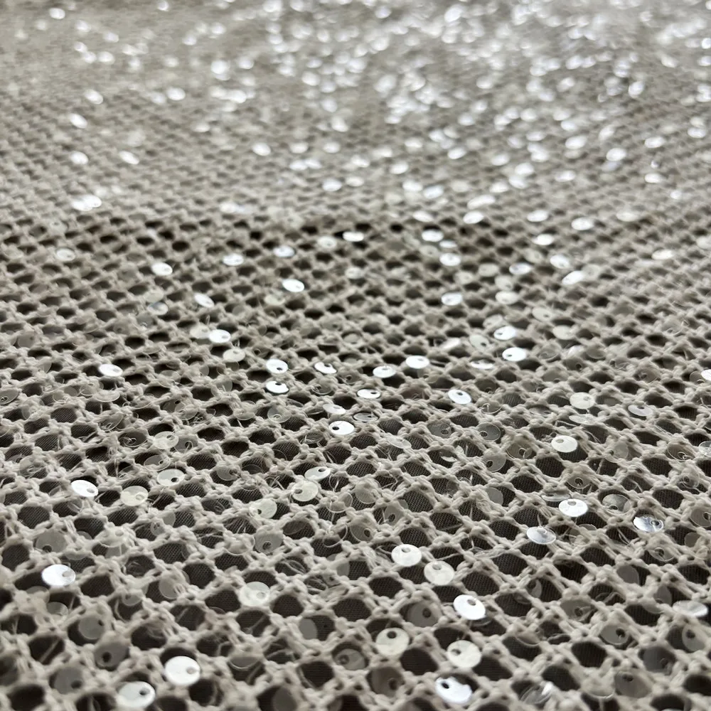 2025 Quality Nigerian Cotton Sequin African Tulle Mesh Lace Fabric For Dress Party SewingTextile Decoration Handicrafts 5Y/Lot